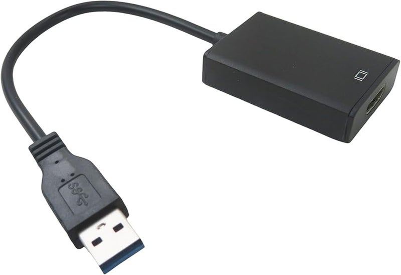 محول USB 3.0 إلى HDMI كابل فائق الوضوح 1080P للكمبيوتر المحمول إلى شاشة العرض وجهاز العرض لنظام Windows - Image 2